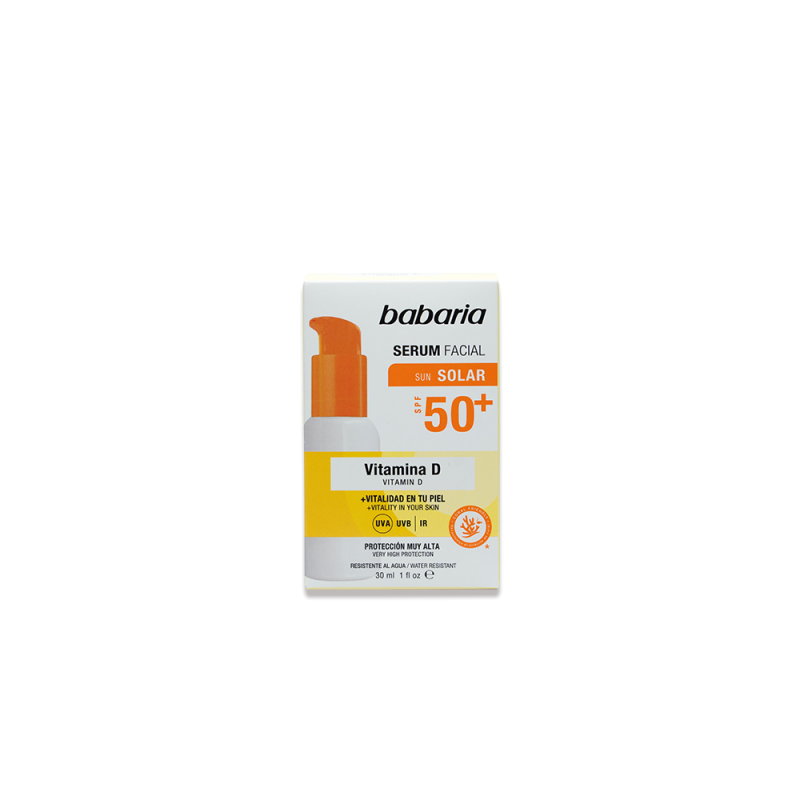 Babaria Vitamin D Sérum Solaire Visage SPF 50+