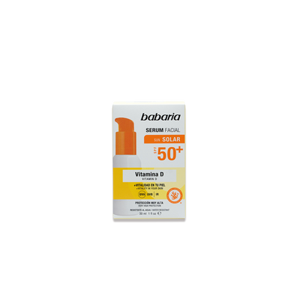 Babaria Vitamin D Sérum Solaire Visage SPF 50+