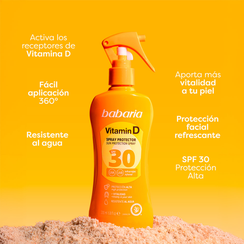 Babaria Vitamin D Spray Protecteur Solaire SPF 30
