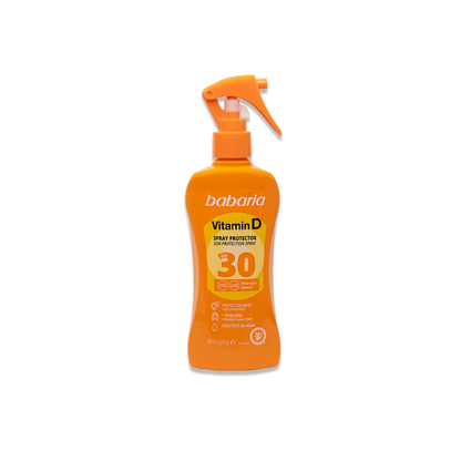 Babaria Vitamin D Spray Protecteur Solaire SPF 30