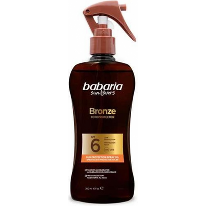 Babaria Bronze Spray Huile Solaire Protectrice Carottine SPF 6
