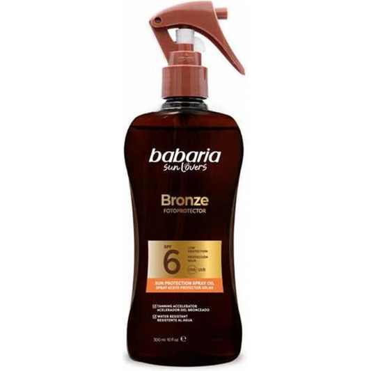 Babaria Bronze Spray Huile Solaire Protectrice Carottine SPF 6