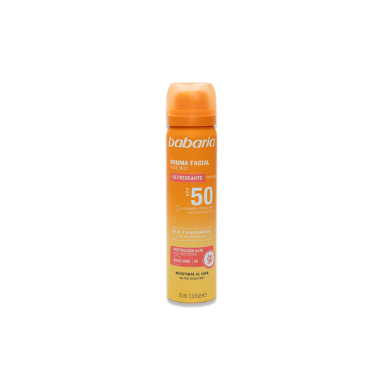 Babaria Brume Solaire Visage Protectrice SPF 50+