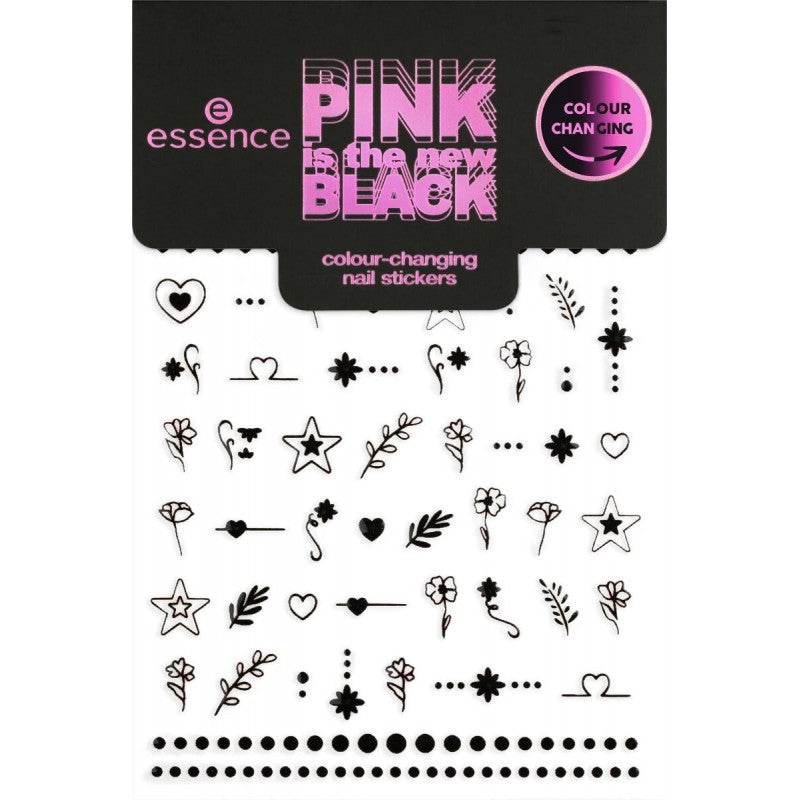 Essence Pink Is The New Black Colour-Changing Nail Stickers