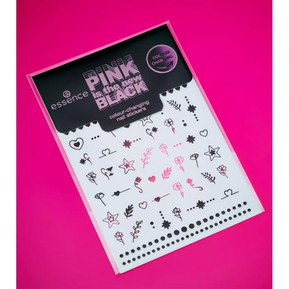 Essence Pink Is The New Black Colour-Changing Nail Stickers