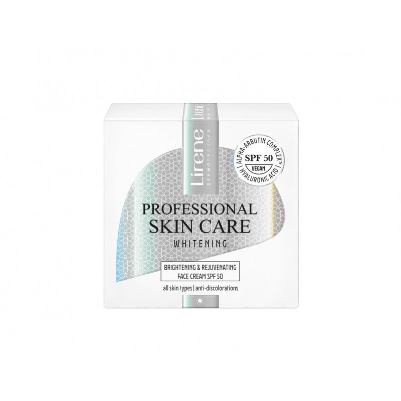 Lirene Professional Skin Care Whitening Brightening & Rejuvenating Day Cream SPF 50